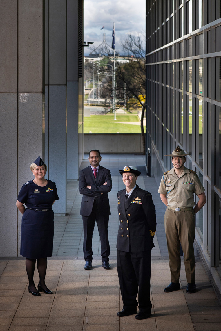 Navy, Army, RAAF and APS