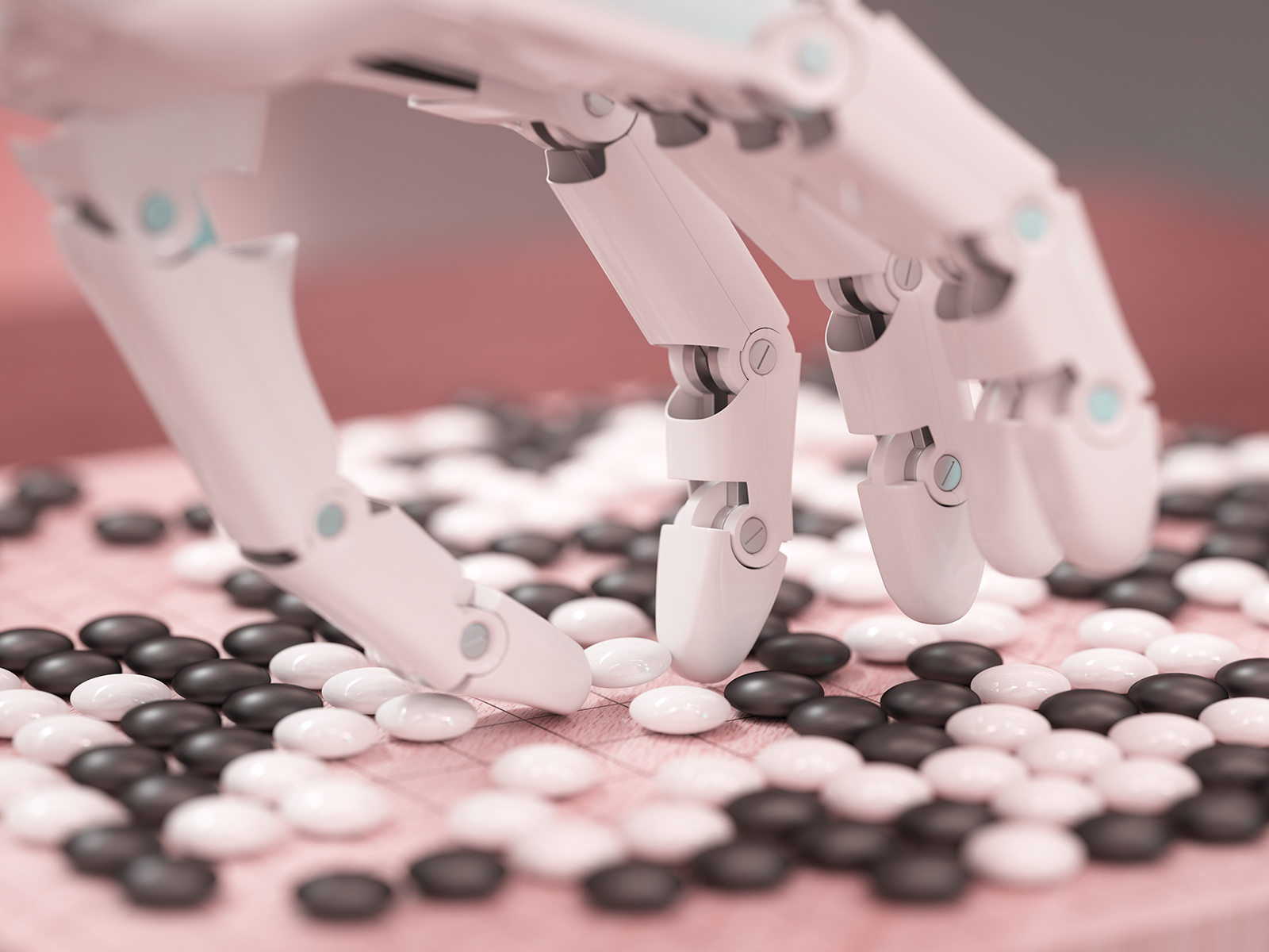 Robot Playing Go