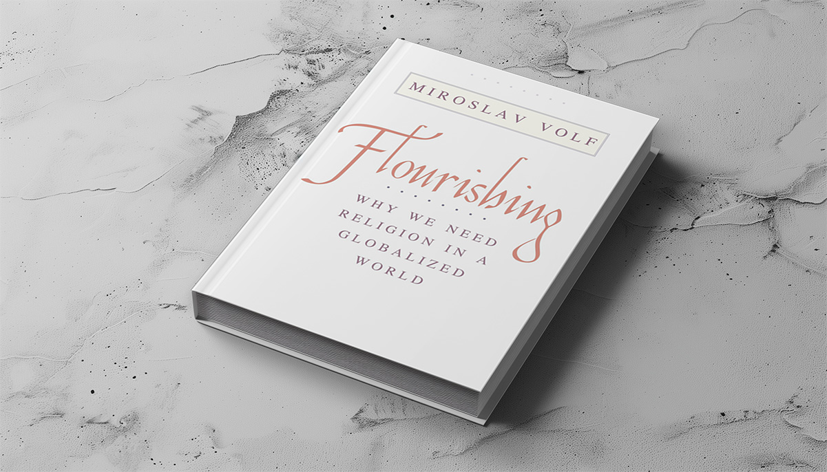 Studio shot of the book, Flourishing