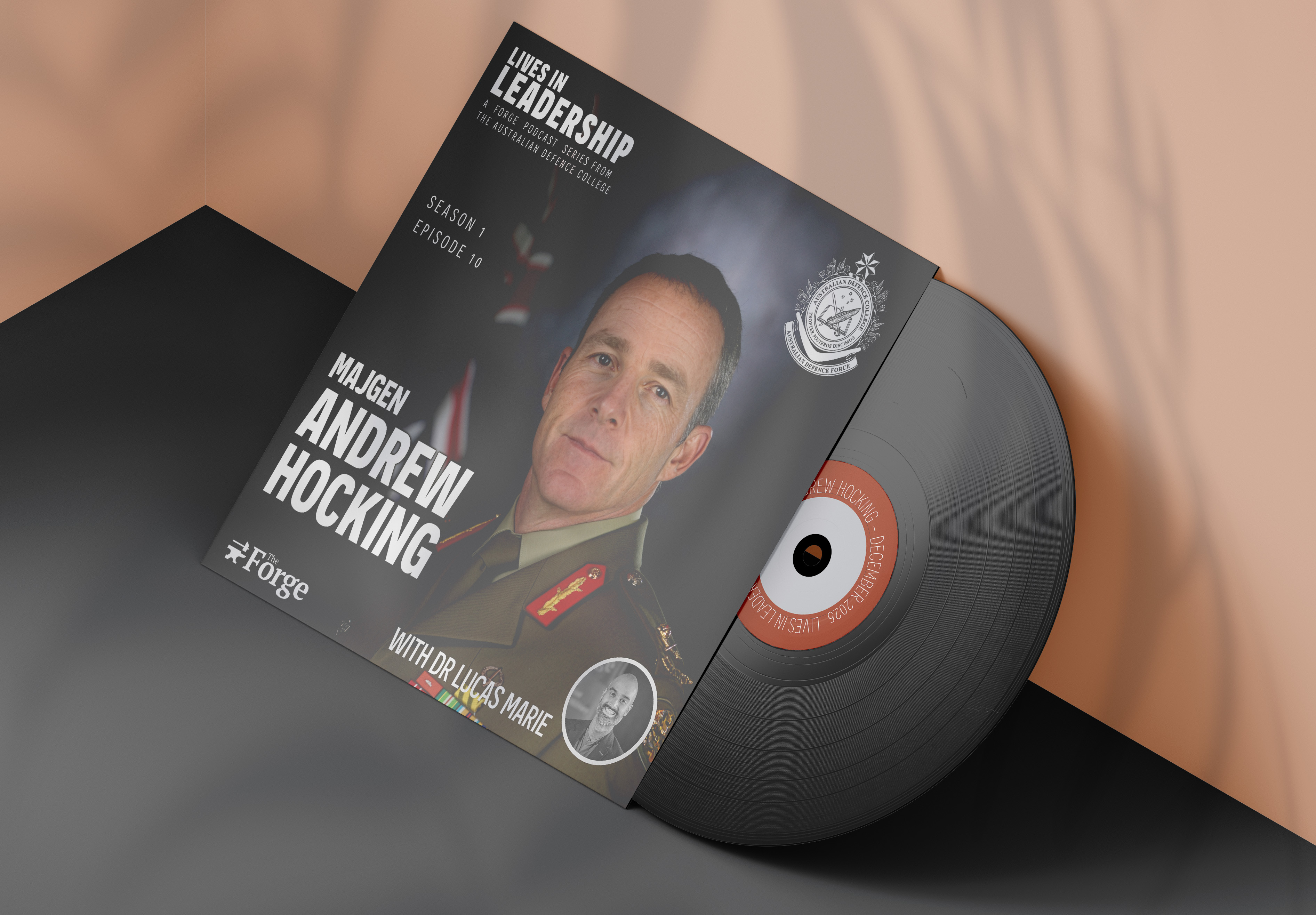 MAJGEN Hocking cover art as a vinyl album cover