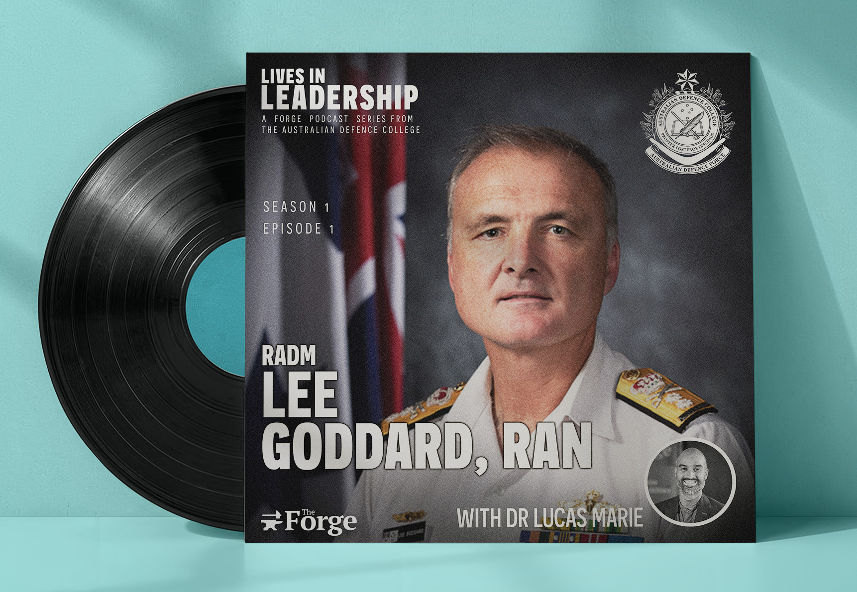 LiL Cover art for Episode 1 Lee Goddard, as a vinyl LP sleeve