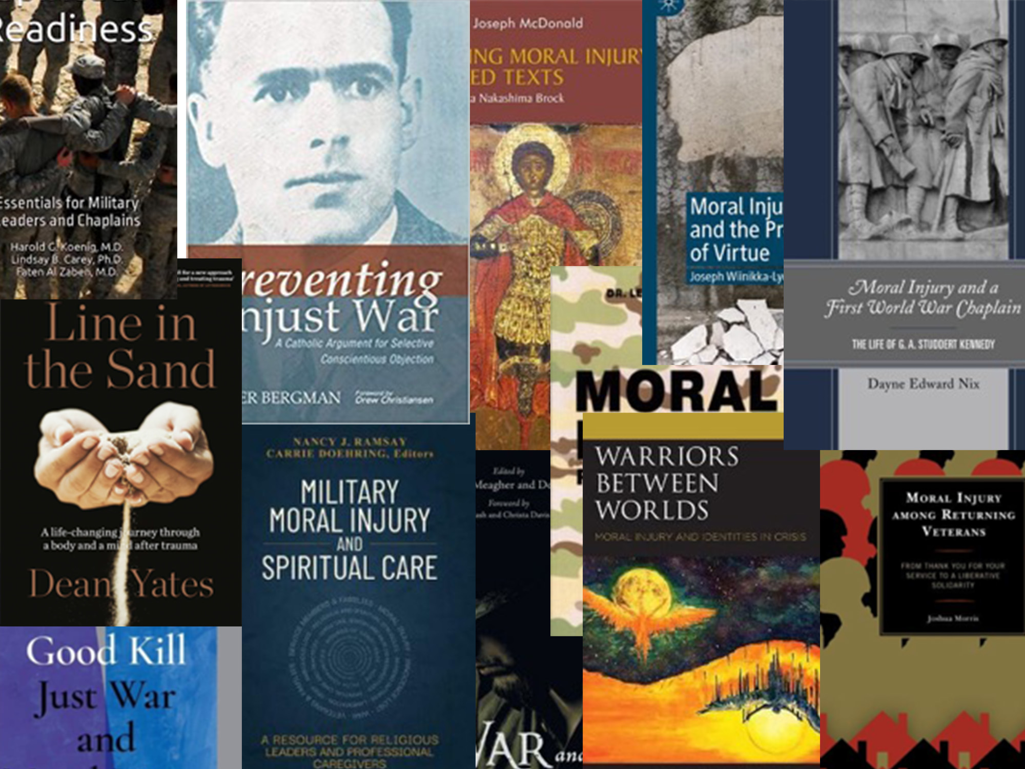 Montage of book covers of the books in this review