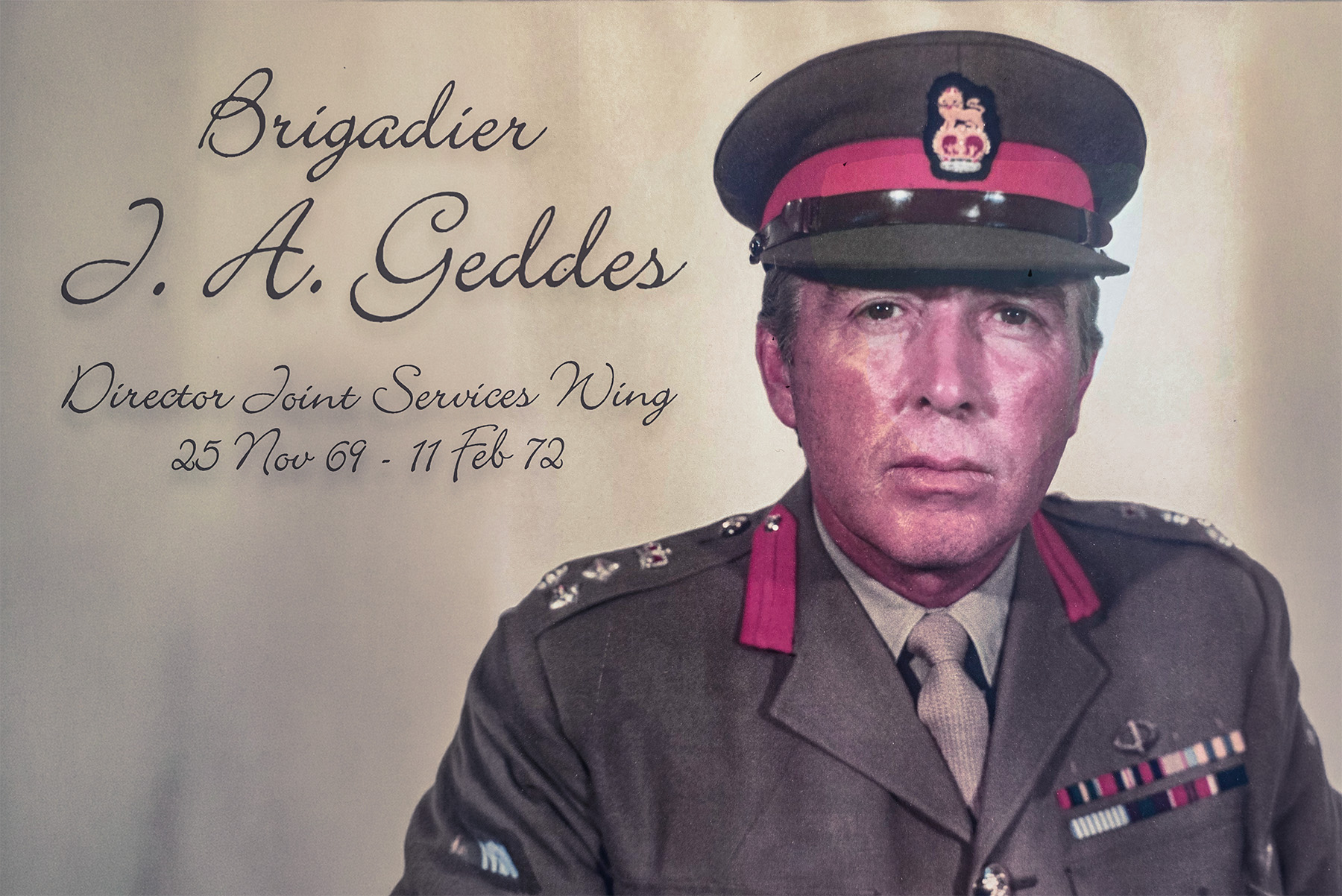 BRIG Geddes Portrait