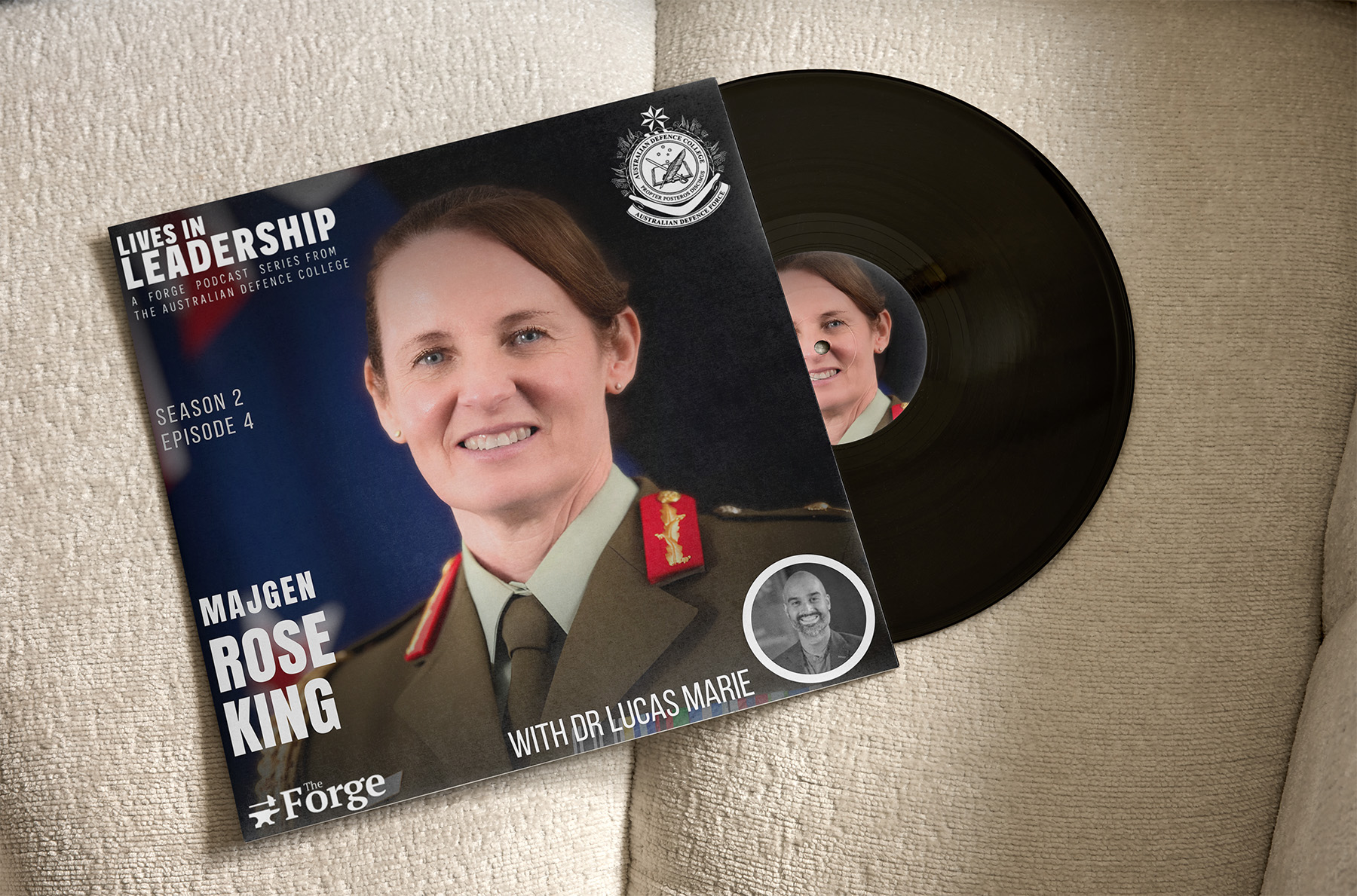 Album cover to MAJGEN Sam King