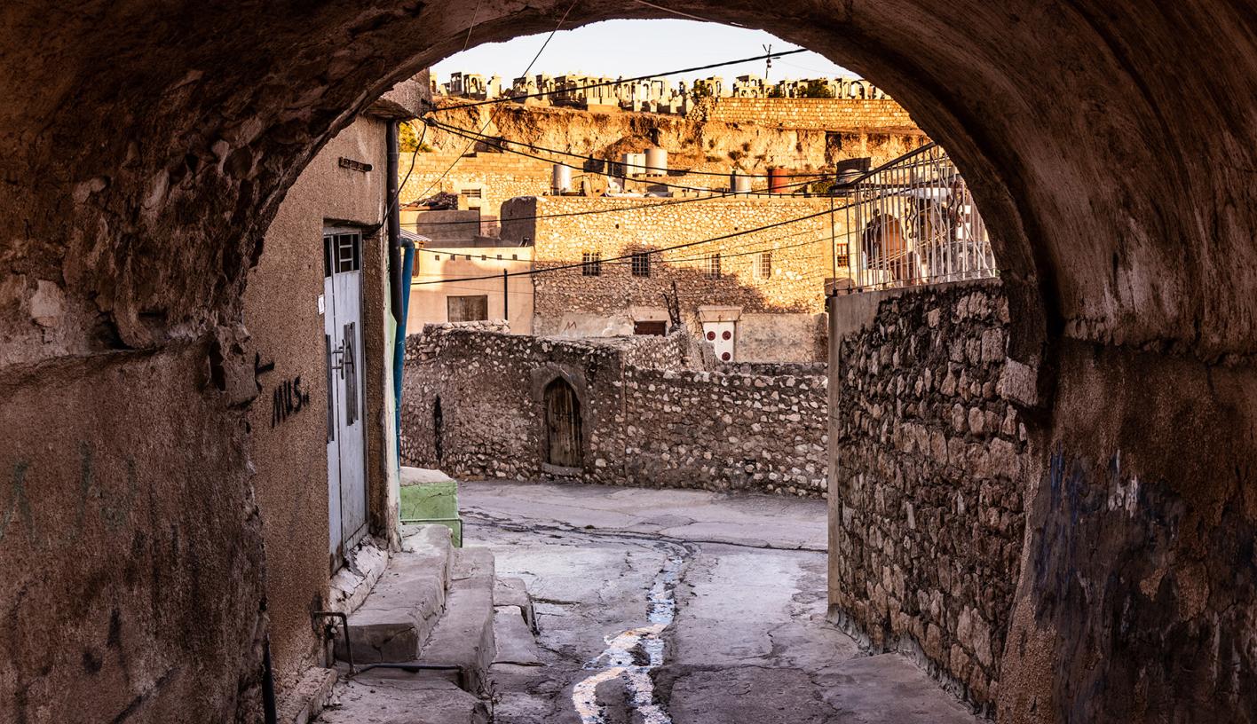 Alley in Alqosh village, Kurdistan Region of Iraq