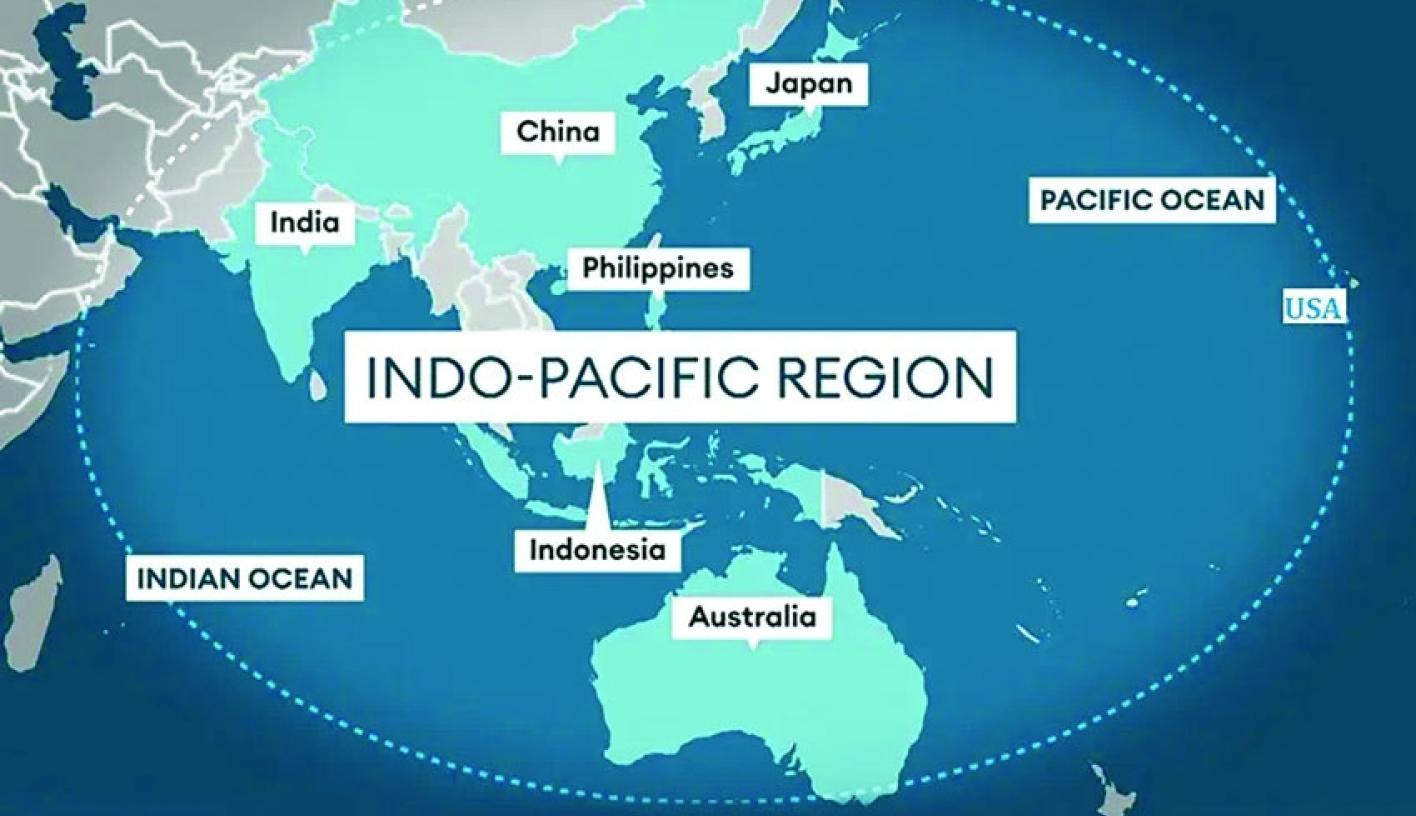 Map of the Indo Pacific Region