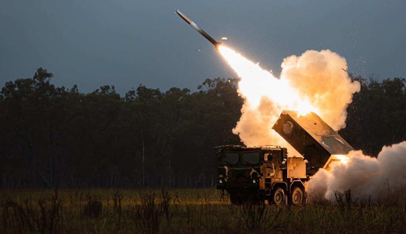 Rocket being launched