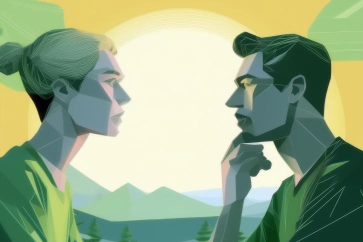 A person deomonstrating listening as a coach