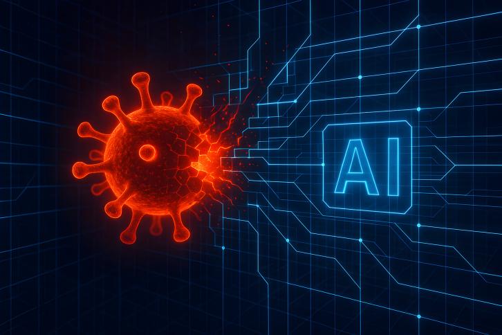Virus attacking an AI