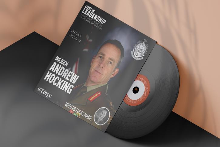 MAJGEN Hocking cover art as a vinyl album cover