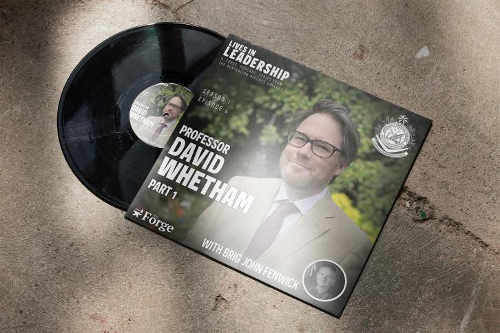 Cover art for David Whetham, as vinyl album cover art