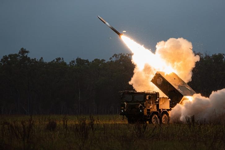 Rocket being launched