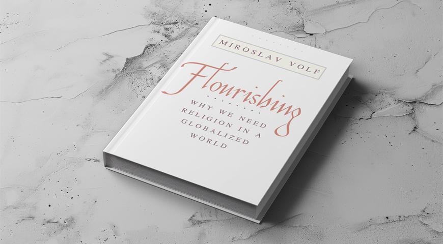 Studio shot of the book, Flourishing