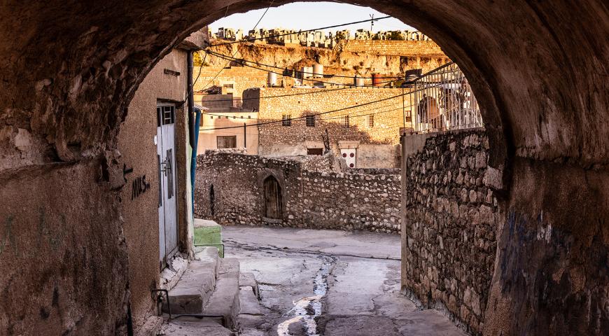 Alley in Alqosh village, Kurdistan Region of Iraq