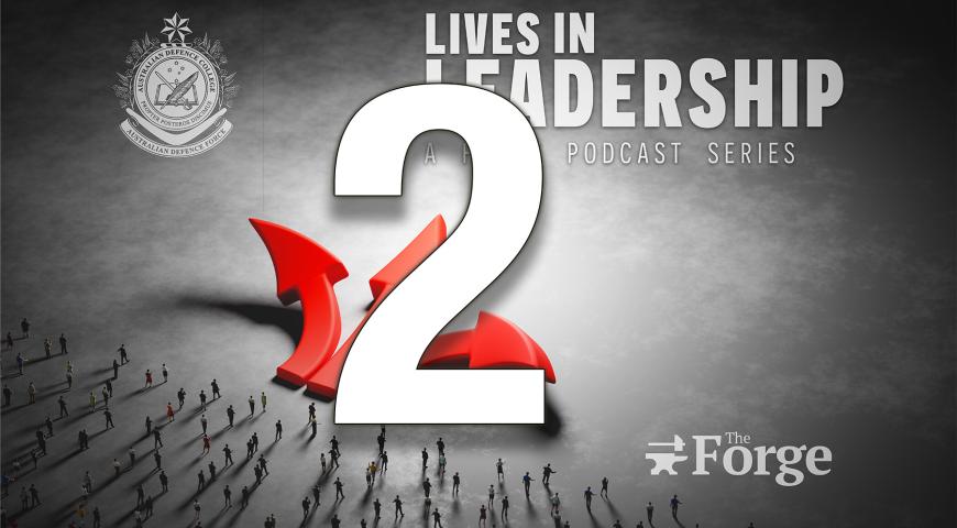 Lives in Leadership Banner with a 2 superimpose on it