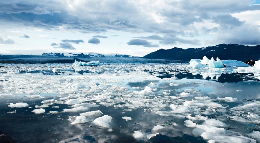 Melting ice