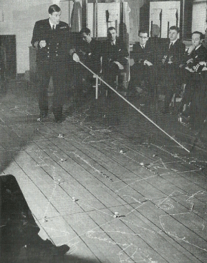 Captain Roberts playing The Game