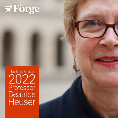 Professor Beatrice Heuser portrait - cover art for audiofile