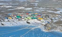 Small base in Antarctica