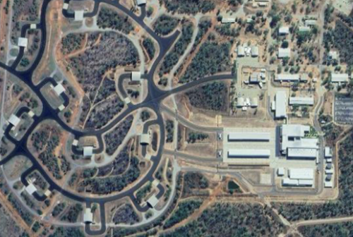 Satellite photograph of RAAF Tindal