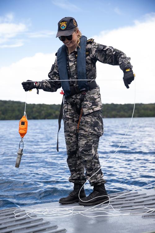 Australian Navy under taking Hydrographic Task