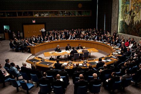 Barack Obama chairs a United Nations Security Council meeting - 2009